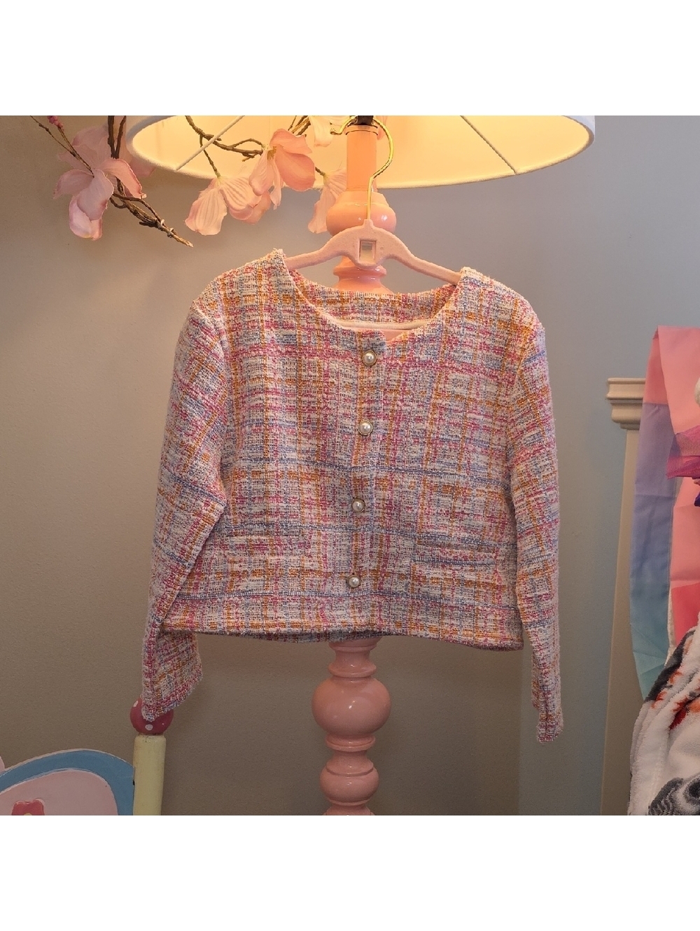 H&M Multicolor Tweed Jacket
